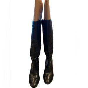 ARTURO CHIANG WIDE CALF HEELED LEATHER BOOTS MAKE AN OFFER !!